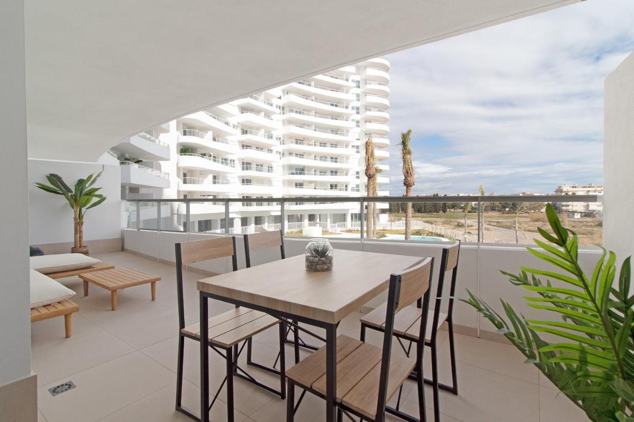Global Properties, Apartamento Con Terraza Y Vistas A La Piscina En Gran Canet Canet d'En Berenguer Exterior foto